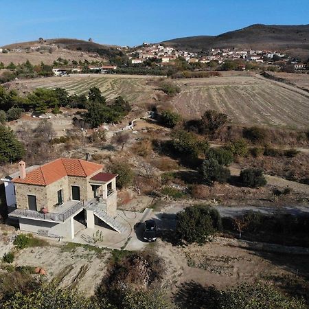 Вилла Stone House Of Panos Kornos Экстерьер фото