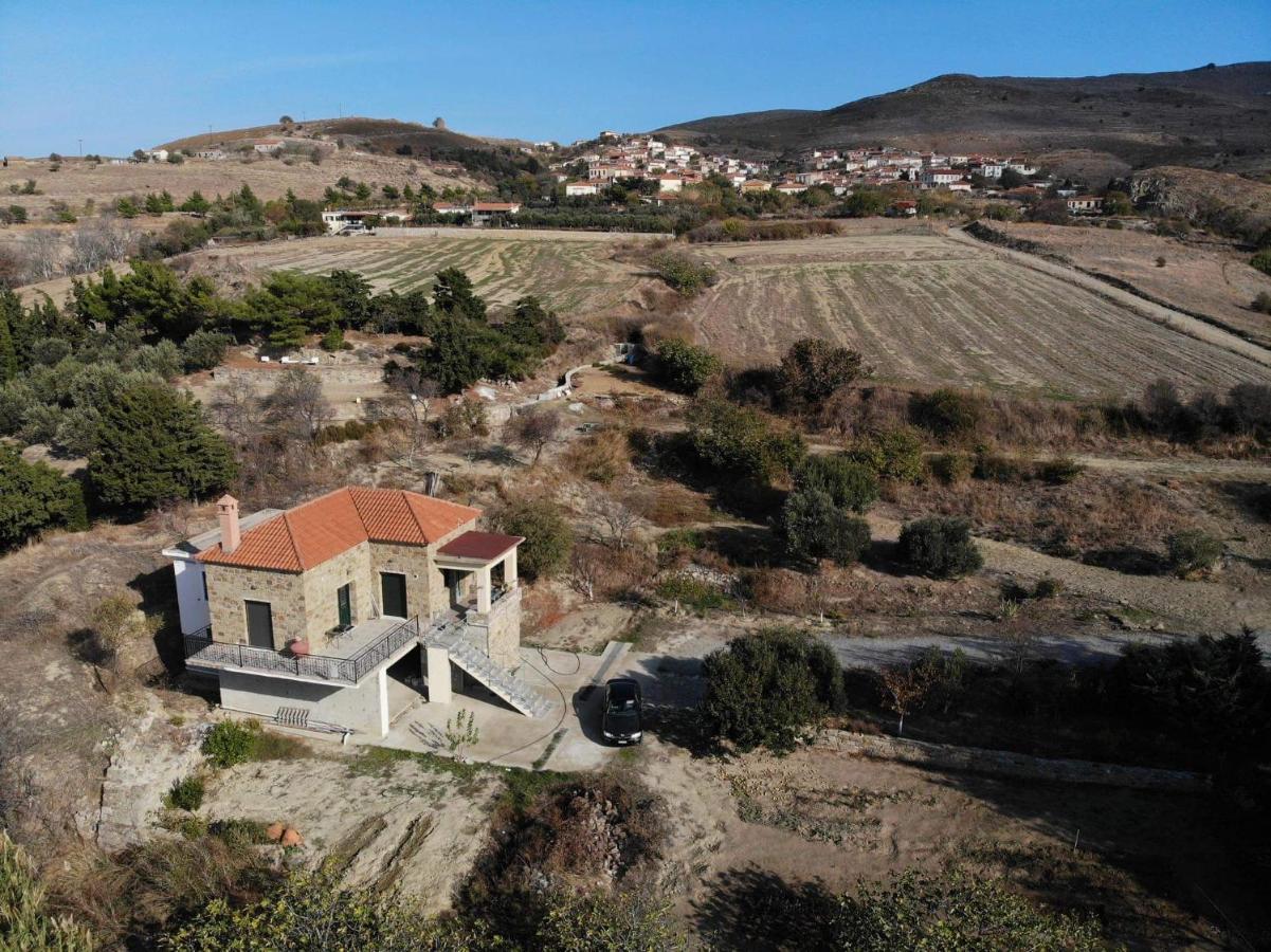 Вилла Stone House Of Panos Kornos Экстерьер фото