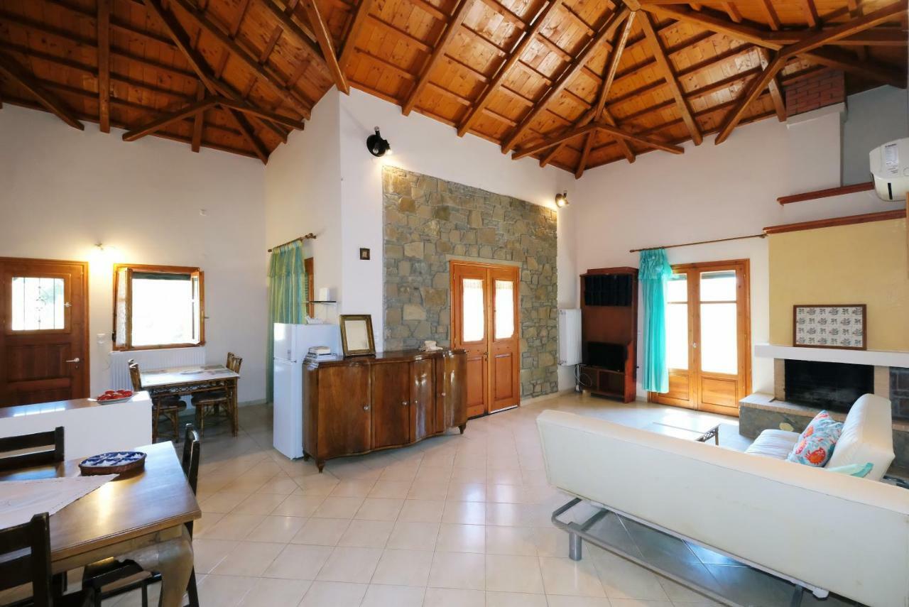 Вилла Stone House Of Panos Kornos Экстерьер фото